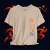 Vertical Flow – Minimalist One‑Line Art T‑Shirt | Modern Figurative - Design by M‑Art & Design — Apparel by M · Art & Design