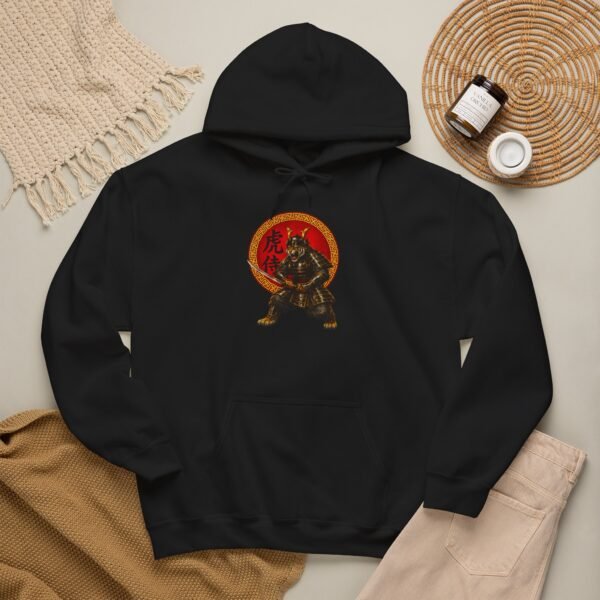 11862884190391286949_2048.jpeg Tiger Samurai Hoodie — Streetwear Warrior with 勇 Emblem
