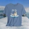 Seal Ice to Meet You Tee — Cute Pun Graphic T-Shirt – Animal Bella+Canvas T-shirt by Martume (Additional view 6)