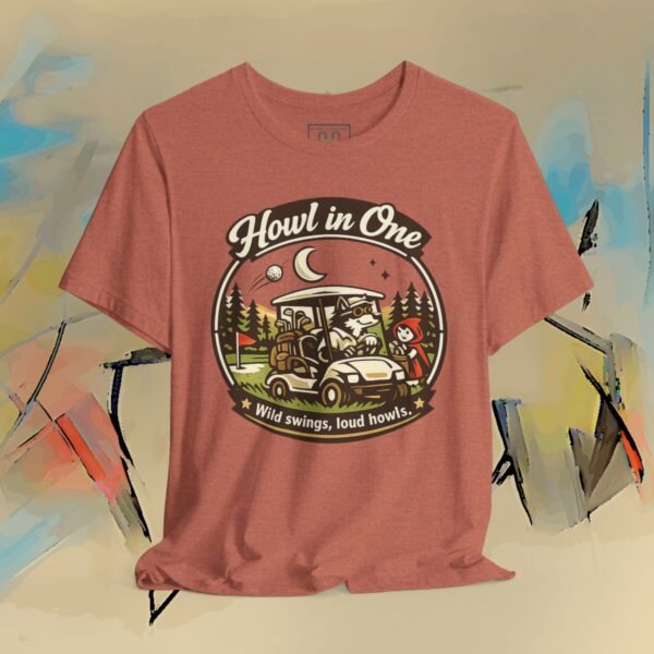 12398459830940891379_v2_2048_custom.jpeg Howl in One Golf T-Shirt – Funny Golf Cart Design — Humor by M · Art & Design
