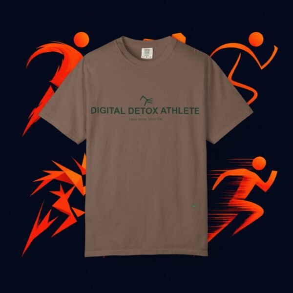 DIGITAL DETOX ATHLETE – Premium Running Tee (Less Noise Edition) (Light Colors) — Apparel by M · Art & Design