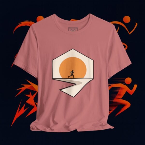 Running Graphic Tee — “Distance Brings Clarity” Jogger T-Shirt  #4