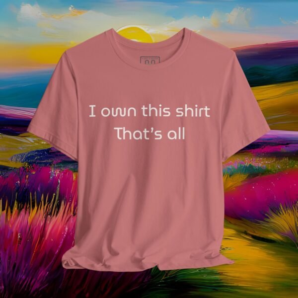 12911366075289473607_v2_2048_custom.jpeg I Own This Shirt – Simple & Funny Minimalist T‑Shirt – product gallery – M · Art & Design