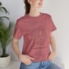 Running Tee — Minimal Line Runner Graphic with “Distance Brings Clarity” #1 - T-Shirt