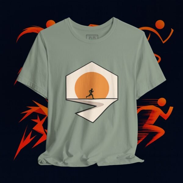 13830797844986126860_v2_2048_custom.jpeg Running Graphic Tee — “Distance Brings Clarity” Jogger T-Shirt #4 — Apparel by M · Art & Design