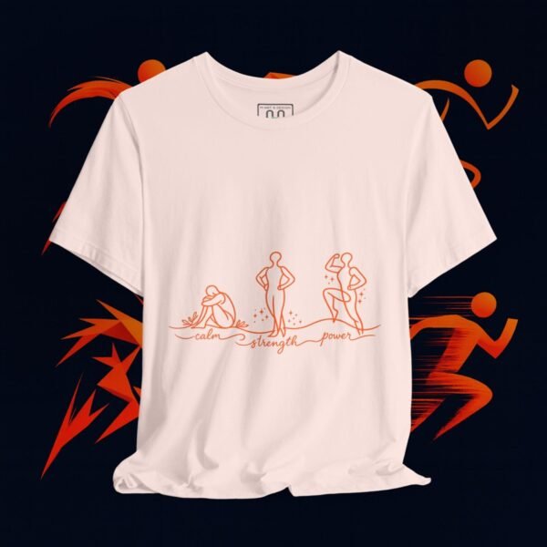 Strength, Courage & Power Line Art Tee — Apparel by M · Art & Design