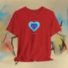 14297426435281252695_v2_2048_custom.jpeg Cheeky heart T-Shirt "Wen juckts." - blue purple