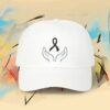 14701576147553754321_2048_custom-1.jpeg Skin Cancer Awareness Embroidered Black Ribbon Dad Cap — Apparel by M · Art & Design