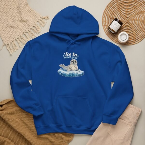 14763959776952767090_2048-1.jpeg Seal Pup 'Ice to Meet You' Hoodie — Cozy Animal Lover Sweatshirt — Apparel by M · Art & Design