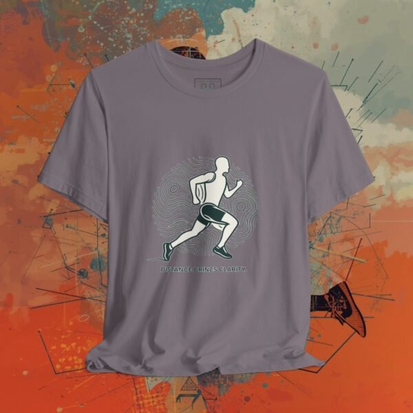 15206553217789463866_v2_2048_custom.jpeg Running Graphic Tee — “Distance Brings Clarity” Jogger Shirt #2