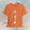 15261750275313949568_v2_2048_custom.jpeg Ivory Line Art Transformation T‑Shirt – Minimalist Empowerment Design – product gallery – M · Art & Design
