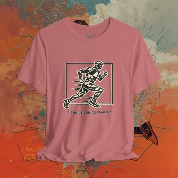 16323394142390049931_v2_2048_custom.jpeg Running Graphic Tee — “Distance Brings Clarity” Jogger Shirt — Apparel by M · Art & Design