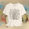 Psychedelic Line Art Tee — Cosmic Mind Floral Doodle T-Shirt