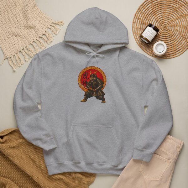 16765980453541840467_2048-1.jpeg Tiger Samurai Hoodie — Streetwear Warrior with 勇 Emblem — Apparel by M · Art & Design