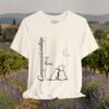 Companionship Under the Moon Tee (Dog/Cat Sitting, Moon Graphic) — Humor by M · Art & Design