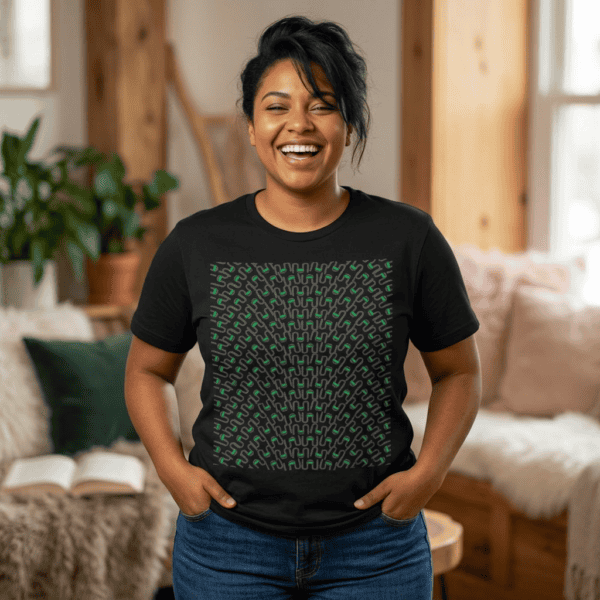 Geometric Lines Tee – Symmetry, Color & Modern Minimalism artistic unisex graphic T-shirt