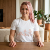 Strength, Courage & Power Line Art Tee — Apparel by M · Art & Design