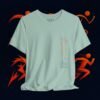 Vertical Flow – Minimalist One‑Line Art T‑Shirt | Modern Figurative -  Design by M‑Art & Design