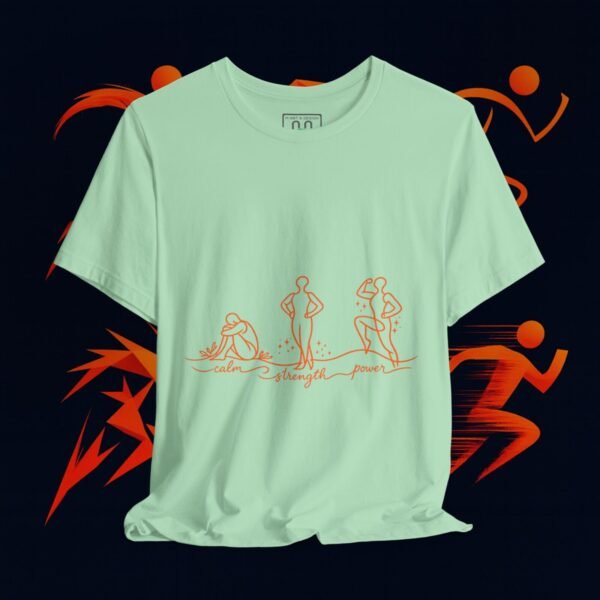 Strength, Courage & Power Line Art Tee — Apparel by M · Art & Design