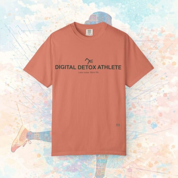 DIGITAL DETOX ATHLETE – Premium Running Tee (Less Noise Edition) (Light Colors) — Apparel by M · Art & Design