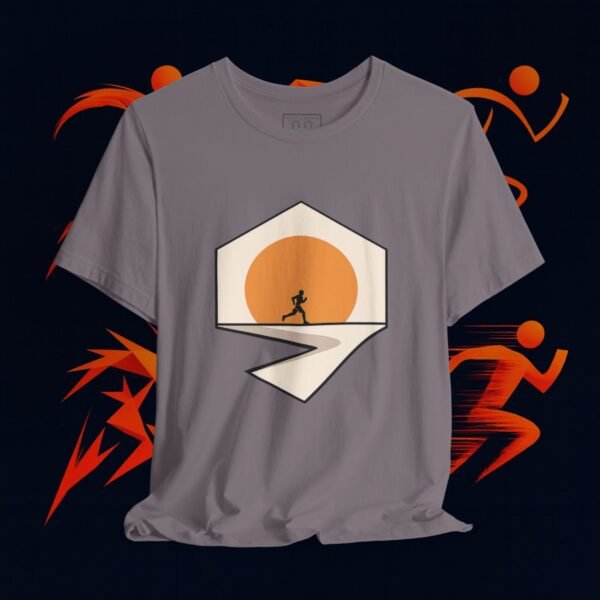 3398526973445391648_v2_2048_custom.jpeg Running Graphic Tee — “Distance Brings Clarity” Jogger T-Shirt #4 — Apparel by M · Art & Design