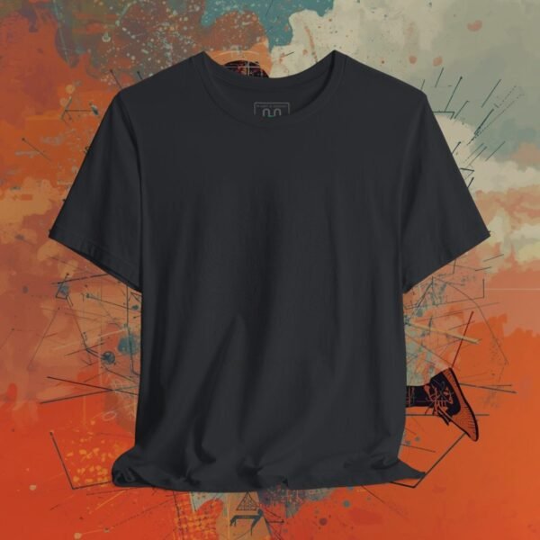 Running Tee — Minimal Line Runner Graphic with “Distance Brings Clarity” #1 - T-Shirt