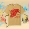 Red Mane Motion T-Shirt — Stylized Horse Head Graphic Tee — Apparel by M · Art & Design