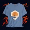 3861200128960638382_v2_2048_custom.jpeg Running Graphic Tee — “Distance Brings Clarity” Jogger T-Shirt #4 — Apparel by M · Art & Design