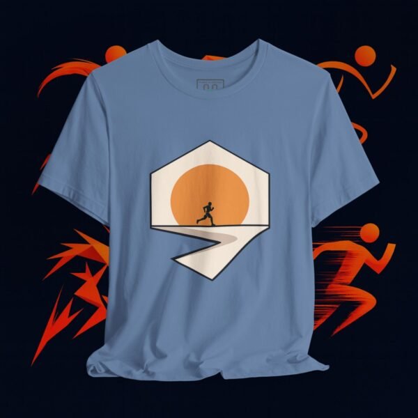 3861200128960638382_v2_2048_custom.jpeg Running Graphic Tee — “Distance Brings Clarity” Jogger T-Shirt #4 — Apparel by M · Art & Design