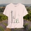 Companionship Under the Moon Tee (Dog/Cat Sitting, Moon Graphic) — Humor by M · Art & Design