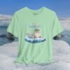 Seal Ice to Meet You Tee — Cute Pun Graphic T-Shirt – Animal Bella+Canvas T-shirt by Martume (Detail view)