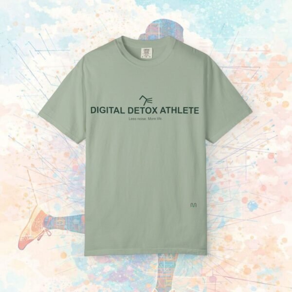 DIGITAL DETOX ATHLETE – Premium Running Tee (Less Noise Edition) (Light Colors) — Apparel by M · Art & Design