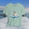 Seal Ice to Meet You Tee — Cute Pun Graphic T-Shirt – Animal Bella+Canvas T-shirt by Martume (Additional view 5)