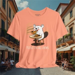 Europe Tourister – Rome Pizza Shirt | Italian Food Humor Tee — “I’m All Chews”
