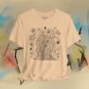 Psychedelic Line Art Tee — Cosmic Mind Floral Doodle T-Shirt