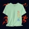 Vertical Flow – Minimalist One‑Line Art T‑Shirt | Modern Figurative - Design by M‑Art & Design — Apparel by M · Art & Design