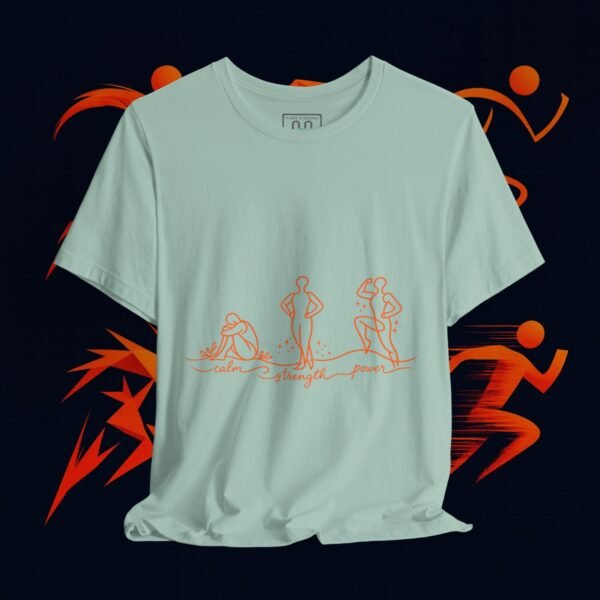Strength, Courage & Power Line Art Tee — Apparel by M · Art & Design