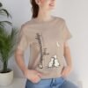 Companionship Under the Moon Tee (Dog/Cat Sitting, Moon Graphic) — Humor by M · Art & Design