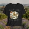 Gently Resonates T-Shirt — Japanese Bird & Floral Minimalist Nature Tee