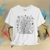 Psychedelic Line Art Tee — Cosmic Mind Floral Doodle T-Shirt