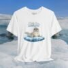 Seal Ice to Meet You Tee — Cute Pun Graphic T-Shirt – Animal Bella+Canvas T-shirt by Martume (Back view)