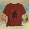 Japanese Calligraphy T‑Shirt - Katsu Victory Sosho Ink Brush Design