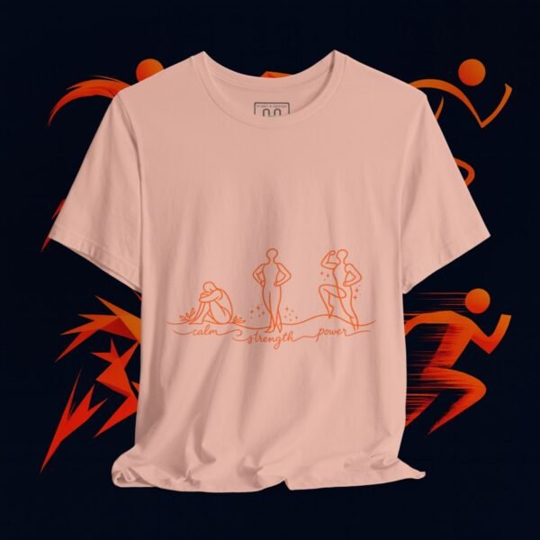 Strength, Courage & Power Line Art Tee — Apparel by M · Art & Design