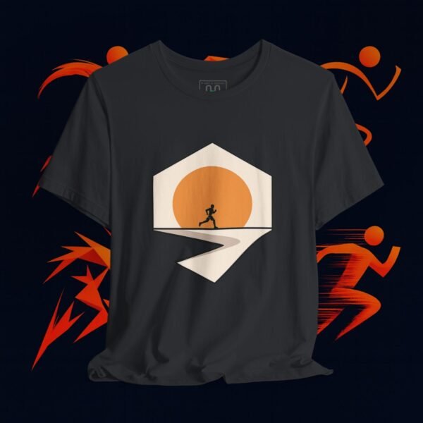 Running Graphic Tee — “Distance Brings Clarity” Jogger T-Shirt  #4