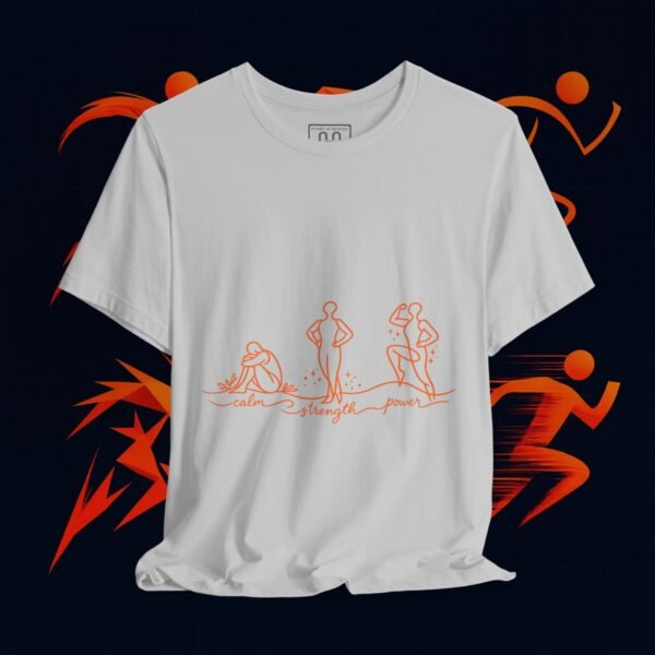 Strength, Courage & Power Line Art Tee — Apparel by M · Art & Design