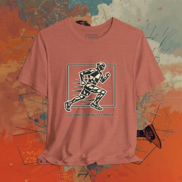 9423977509340380730_v2_2048_custom.jpeg Running Graphic Tee — “Distance Brings Clarity” Jogger Shirt — Apparel by M · Art & Design