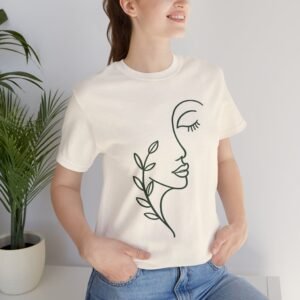 967307524047847001_2048-1.jpeg Line Art Face Tee #1 – Botanical Women's Graphic T-Shirt