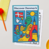 Mock-Den-1 Discover Denmark Poster 1 – Minimalist Scandinavian Wall Art (A4 Printable PDF)